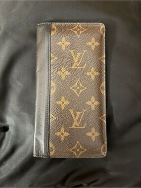 Louis Vuitton Macassar Portefeiulle Tanon Long Wallet - Monogram Black & Briwn